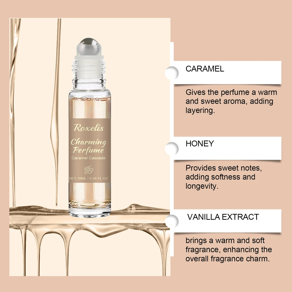 Roxelis Caramel Honey Light Fragrance Perfume Elegant Fragrance Rich Sensory Exquisite Experience Caramel Honey Lasting Perfume