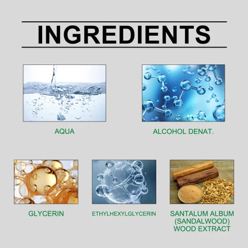 East Moon Attractive Men Light Scent  Exude Charming Date Fragrance Portable Sandalwood Perfume