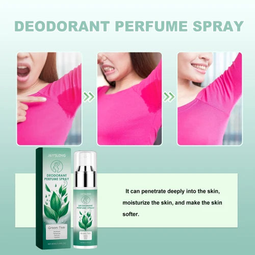 JAYSUING Deodorant Perfume Spray  Armpit Sweat Refreshing Whitening Body Lasting Deodorizing