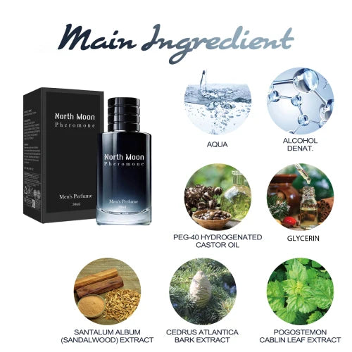 North Moon Men's  Long-Lasting Light Fragrance Fresh Niche Men And Women Mood Atmosphere Dating Perfume