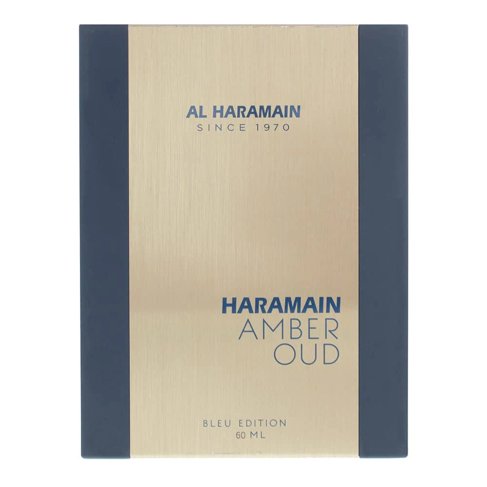 AL HARAMAIN Amber Oud Blue Edition Eau De Parfum 60ml Unisex Arabian Perfume for Women and Men Long Lasting Arabic Fragrance Pre