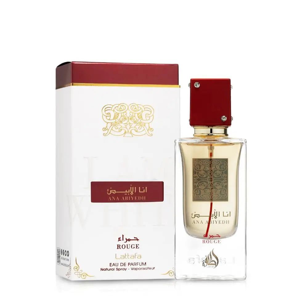 Lattafa-Ana Abiyedh Rouge Unisex Perfume, 2 Oz, 60 ml