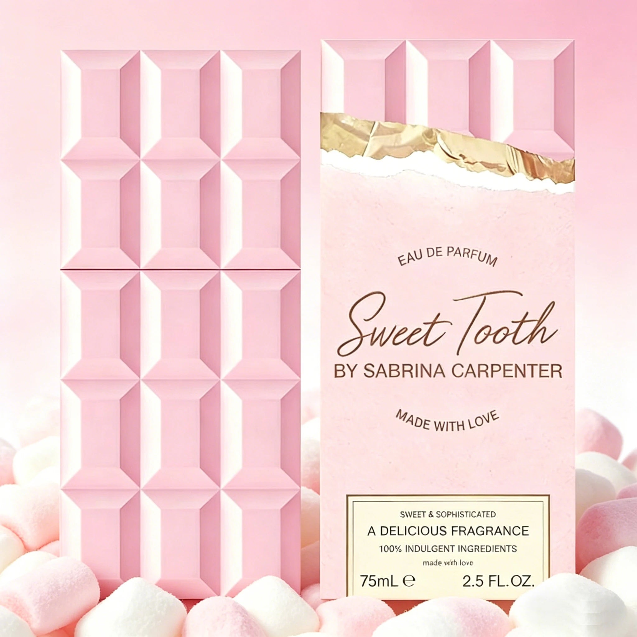 Sweet Tooth Sabrina Carpenter Eau de Parfum for Women Floral Fruity Gourmand Fragrance Women's Perfume Gift Idea 2.5 Oz