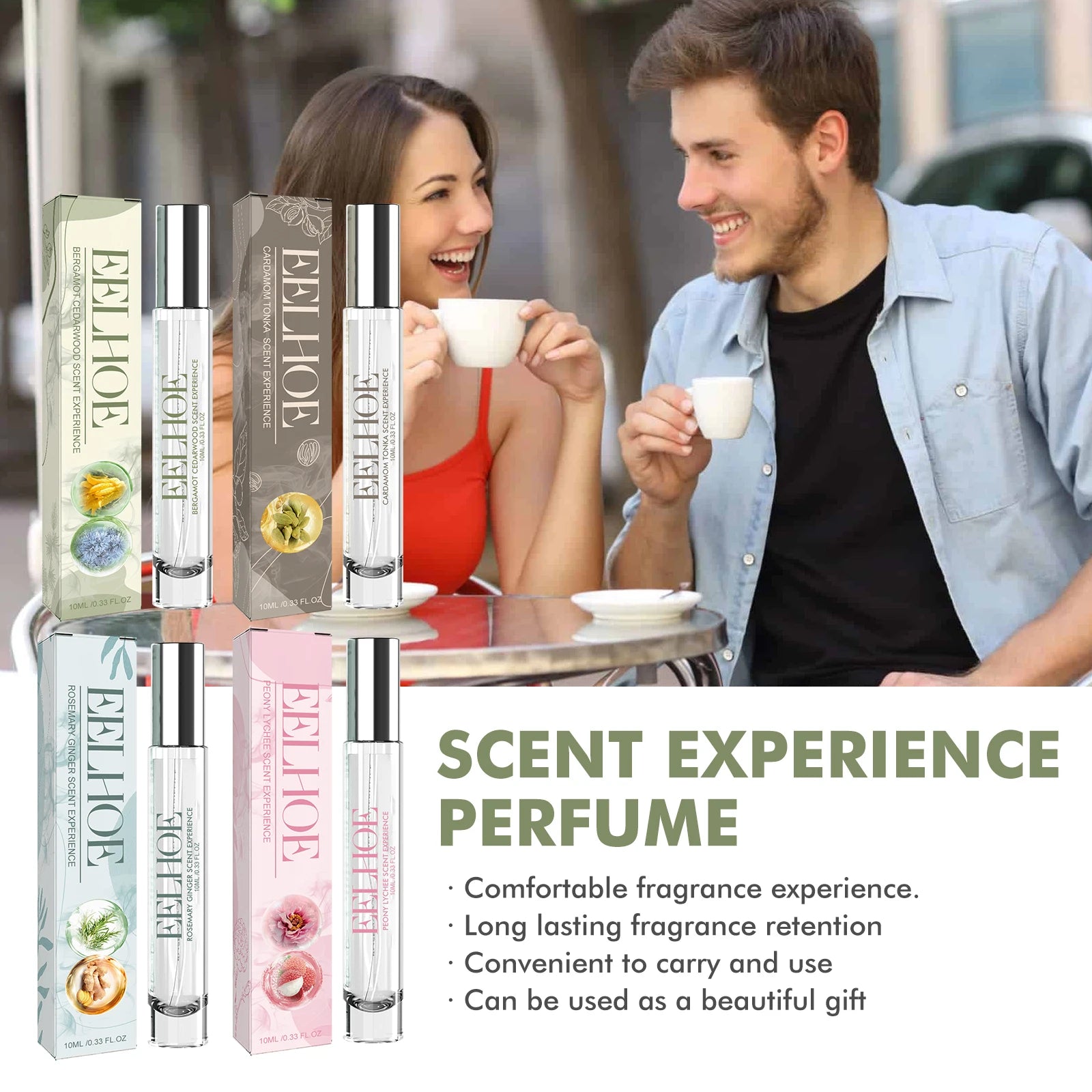 Perfume A Wide Range Of Fruity and Floral Fragrances Natural Scent, Long Lasting, Light Fragrance, Fresh And Pleasant, Portable