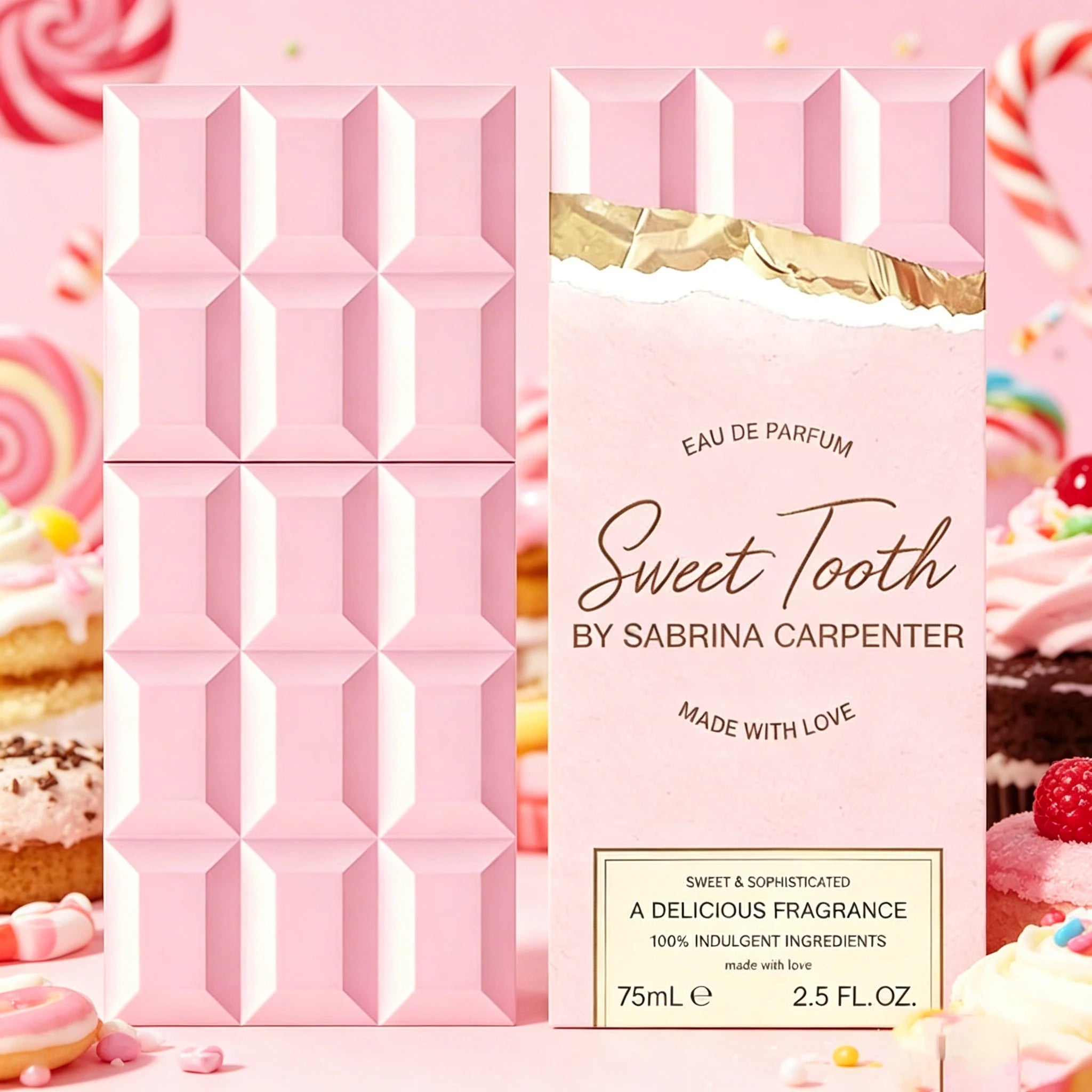 Sweet Tooth Sabrina Carpenter Eau de Parfum for Women Floral Fruity Gourmand Fragrance Women's Perfume Gift Idea 2.5 Oz