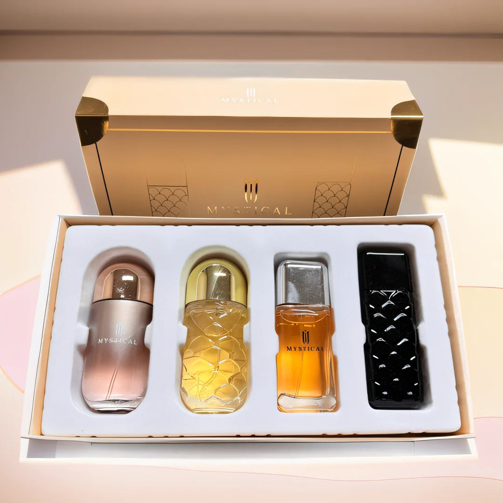 MYSTICAL Women's perfume gift box, lasting fragrance fresh, travel, Mother's Day, Valentine's Day, birthday gift