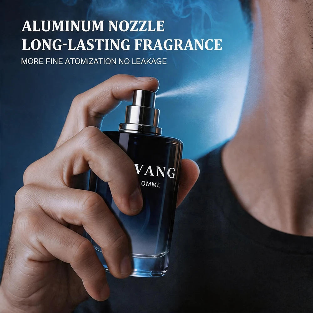 3.4 Oz Men's Eau De Toilette Spray, Long-Lasting Perfume, Calabria, Lemon, Pepper And Vetiver, Very Suitable For Dating, Daily L