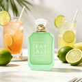 Luxury Kayali  (37)  Maui In A Bottle Sweet Banana EDP Perfume for Women Sweet Tropical Banana Fruit Aroma Long Lasting Fragrance Matte Light Green Glass Perfume Bottle Beach Travel Present