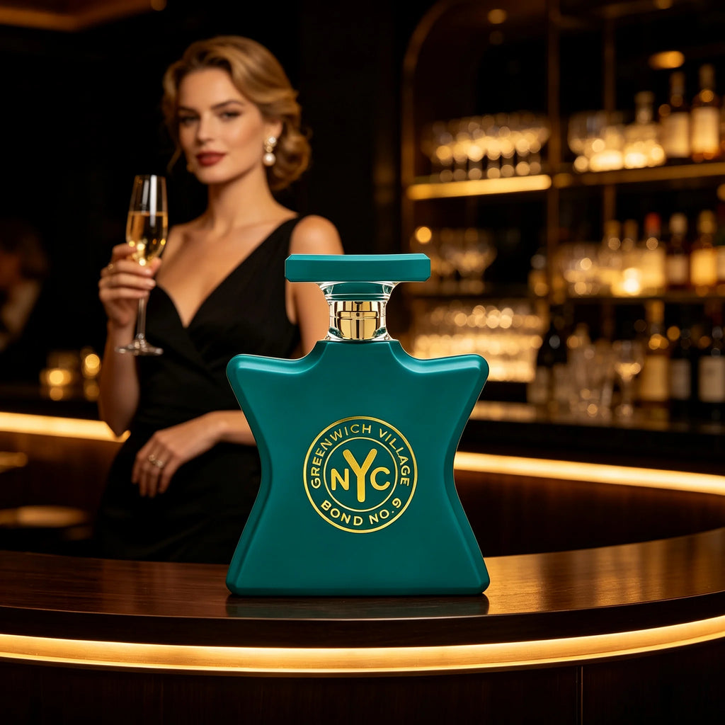Bond No. 9 Greenwich Village Eau De Parfum Spray 100ml /3.3 Oz Unisex Perfume For Men Women, New York Premium Woody Aromatic Fragrance, Long‑Lasting Scent, Brand New In Original Sealed Box