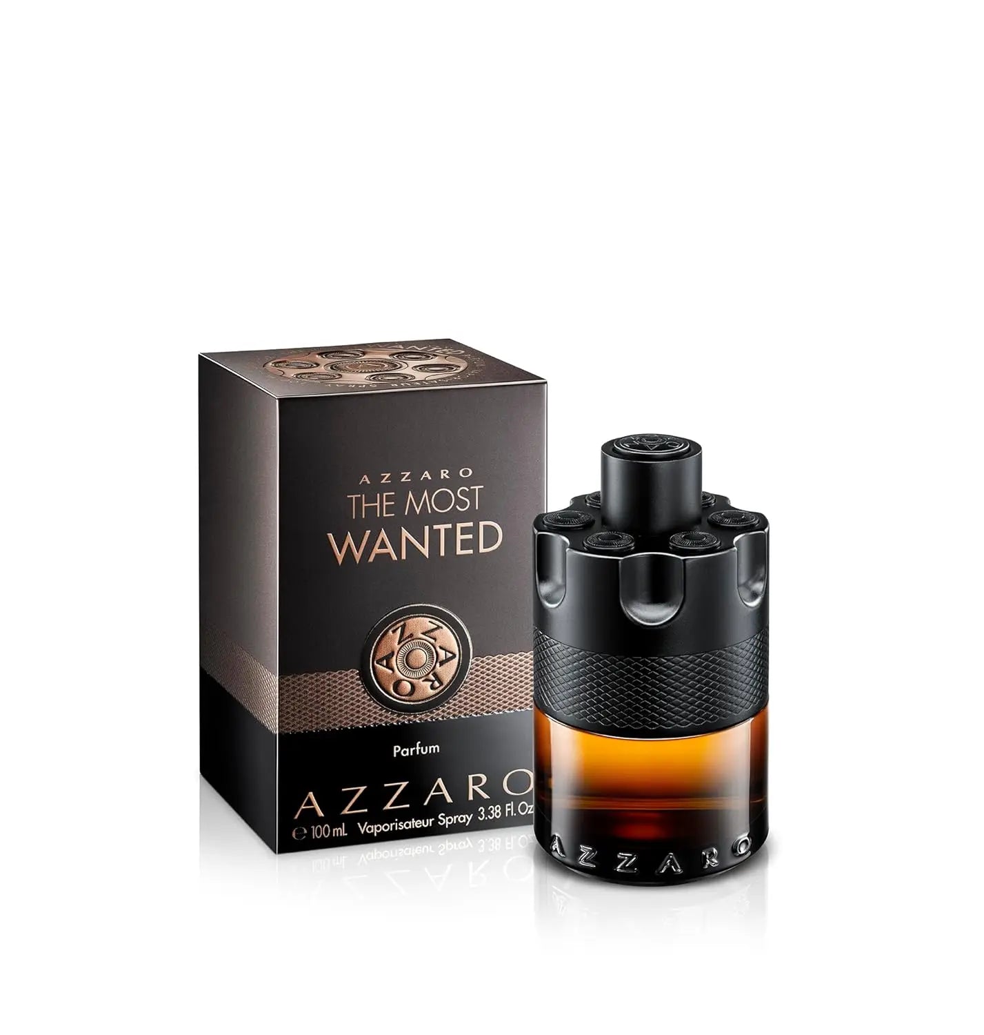 Azzaro The Most Wanted Parfum - Intense Mens Cologne - Spicy & Seductive Fragrance for Date Night - Lasting Wear - Irresistible Luxury Perfumes for Men-100ml